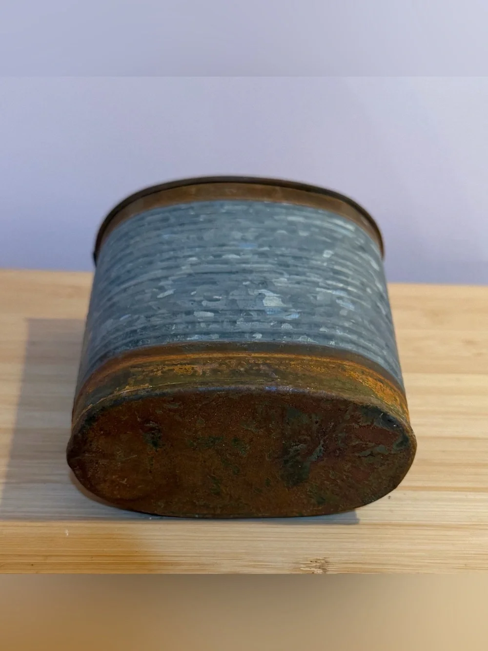 Farmhouse Galvanized Metal Vase Set